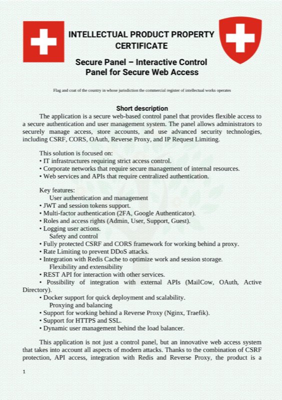 Secure Panel